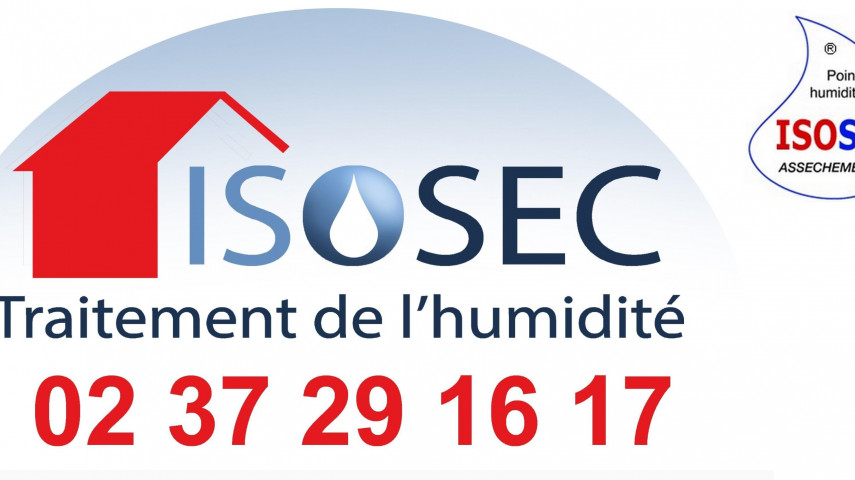 A vendre marque deposee - traitement de l'humidite à reprendre - Eure-et-Loir